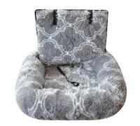 Genérico Pelzbarn Car Seat- Pets Bed, Dog Car Bed with Straps Furry Seats with Thick Cushion for Travel, with Thick Cus for All Cars Removable and Easy to Clean