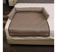Genérico Pelzbarn Cooling Mat for Dog, Heatrelief Cooling Dog Bed, Summer Comfort Mat for Small to Large Pets Keeps Your Pet, Non-Slip & Machine Washable Design (Coffee,Large)