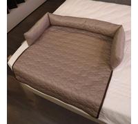 Genérico Pelzbarn Cooling Mat for Dog, Heatrelief Cooling Dog Bed with Ice Silk Fabric, for Small to Large Pets, Non-Slip & Machine Washable Design (Coffee,Medium)