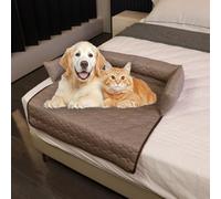 Genérico Pelzbarn Cooling Mat for Dogs, Pelzbarn Cooling Dog Bed, Non Slip & Machine Washable Design, Summer Comfort Mat for Small to Large Pets (Brown,27.5 * 27.5in/70 * 70cm)