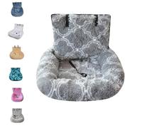 Genérico Pelzbarn Dog Bed for Car, Pet Bed for Travel with Thick Cushion, Secure Comfort Seat for Large & Small Dogs