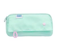 Genérico Pen Case - Student Pencil Keeper, Travel Cosmetic Container, Resilient Fabric Material, Secure Zipper Fastening, Large Volume Supply Holder, Ideal for Daily Class Preparation