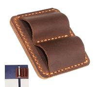 Genérico Pen Holder For Notebook,Pen Holder Clip, Pencil Loop Fors Notebook | Retro Organizer Case Adjustable Straps Leather For Planner Student Backpack Desk Classroom Office Journal Walls
