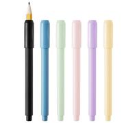 Genérico Pencil and Crayon Lengthener Tool, Comfortable Grip Extension Holder for Art Supplies, Compact Drawing Gadget for Students, Kids, Adults, Offices Use, 6 Packs, 5.04x0.47 Inches