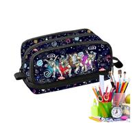 Genérico Pencil Bag 6-Compartment Multi-Functional Storage Box | Stationery Pencil Bag Pen Holder for Teen Teacher Men Classroom Office Home Work Study