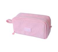 Genérico Pencil Bag - Aesthetic Holder for Stationery | Multi Compartment Organizer with Large Capacity Storage & Zippered Layout Pockets Elastic Loops Portable Carry Design for Classroom Study Desk