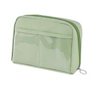 Generico Pencil Bag for Students, Large Capacity Pencil Bag, 12 Compartments Case, Portable Organizer Bag, Spacious Pencil Bag with 12 Compartments for Easy Organization and for Students, Verde,