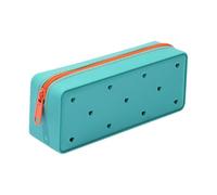 Genérico Pencil Case - 7 Inch Silicone School Pencil Bag | Silicone Stationery Organizer - Durable Lightweight Pen Pouch with Handheld and Lanyard Hole Ideal for Students Home and Office Use