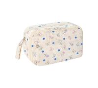 Genérico Pencil Case, Aesthetic Organizer Pouch with Zipper, 8.46x5.31x3.5 Inches Multicompartment Pen Storage for Crayons, Cosmetics, Craft Supplies, School, Offices Use, College and Travel