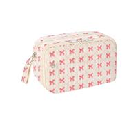 Genérico Pencil Case, Aesthetic Zipper Organizer, 8.46x5.31x3.5inches, Multi-Compartment Pen Storage, Lightweight Fabric, Easy Access Design, Ideal for Crayons, Travel, Cosmetics, College, Classroom