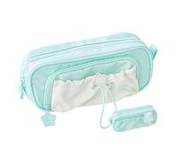 Genérico Pencil Case, Big Capacity Pencil Bag, Stationery Storage Pouch,8.27x3.35x2.2 Inches, Compartment Organizer Design, Portable Zippered Container, for School Classroom or Travel Use
