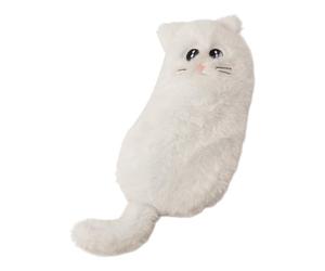 Genérico Pencil Case, Cute Cat Shape Plush Organizer, Aesthetic Pencil Case for Teen Girls, Boys, Classroom, College, Office, Travel, Crayons, Pens, School Supplies