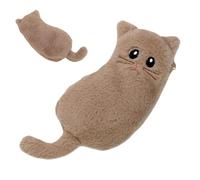 Generico Pencil Case - Cute Cat Shape Plush Organizers | Pencil Case Aesthetic | For Teen Girls Boys Classroom College Office Travel Crayon And Others, verde caqui, Consulte la descripción, Consulte