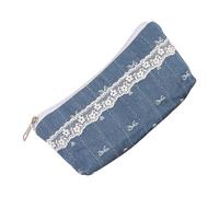 Genérico Pencil Case, Marker Bag, Canvas Cute Multipurpose Lightweight Stationery Storage Organization, Ideal for College, Work, Makeup, Classroom, Home, and Cosmetics, 19x5x9cm