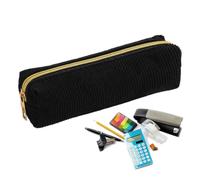Genérico Pencil Case Organizer, Corduroy Large Capacity Pencil Pouch with Handle, Big Pen Bag Stationery Storage For Girls, Students, Teens, Adults - Ideal For School, Office, College & Daily Carry