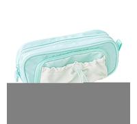 Genérico Pencil Case, School Storages Pencil Bag, Pen Storage Container for Classroom Art Teen Use, Stationery Organizer, Large Lightweight Durable Quality, Travel College Kids Craft, 3.35x2.2 Inches
