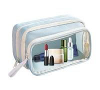 Genérico Pencil Organizer, Pen Case, 8.86x4.72x2.76 Inches, Spacious Multi Compartment Large Stationery Bag with Handle Aesthetic, Supplies Holder for School, College and Travel