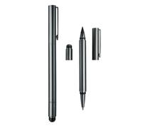 Genérico Pencil Pen Combo - 0.5mm Mechanical Lead Graphite, Black Ink Fine Point Ballpoint, 2 in 1 Hybrid Writing Tool, Aesthetic Stationery, Smooth Note Gear | for Students