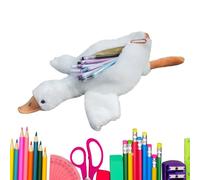 Genérico Pencil Pouch Cute, Plush Animal Large Pencil Case, Pen Holder Storage Organizer, Stationery Supplies for Classroom, Home, College, Work, Kids, Teens, Adults, School, 14.96x10.24 Inches