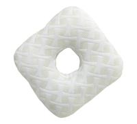 Generico Pendientes para dormir - Cojín de apoyo de espuma viscoelástica - Almohada con orificio para el oído de 27,99 x 27,99 x 7,01 cm, oficina, gimnasio, siesta, viaje, casa, avión y coche