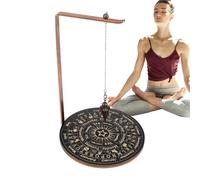 Genérico pendulumm Display Stand - Wood Copper 18cm | Crystal Divination Holder | Crystal pendulumm Display Rack | Meditation Fortune Telling Decor Stand For Home Spiritual Use