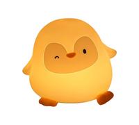 Generico Penguin Night Light, Rechargeable Radiance, 4.8x4.41x3.98 Inches Bedroom Glow Device & Study Room Accessory, Desktop Illumination for Portable Soft Lighting, Studying or Drifting