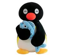 Genérico Penguin Plush - 11.8 Inch Cute Soft Toys | Penguin Holding Fish Plush Toys,for Boys Kids Collectors Home Office Dorm Car Sofa Living Room Bedroom