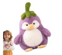 Genérico Penguin Plush Toy, Cartoon Eggplant Stuffed, 9.84in Animal Cushion Pillow, Sofa Decor, Home Decoration for Living Room, Bedroom Accessory, Comfortable Soft, Throw Pillow