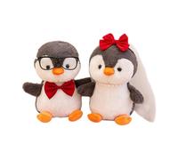 Genérico Penguin Stuffed Animal - Couple Plush Decor | Set of 2
