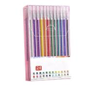 Genérico Pens,Glitter Gel Pen Set,Ergonomic Design for Comfortable Writing,Gel Marker Set Colored Pen for Drawing,for Drawing, Doodling, Crafts and Taking Note (24)