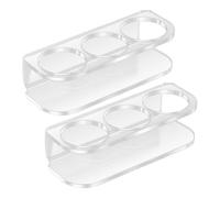Genérico Peptide Storage Case, Fridge Organizer, 2-Piece Rack with 3.62x1.38x1.18 Inches, Wall-Mounted Reusable Holder for Medicine, Diabetic Travel Kit, Healthcare Supply, Women, Men, Home