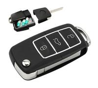 Genérico Pequeña de almacenamiento - llave de coche falsa con compartimento secreto - contenedor impermeable con junta tórica para objetos de para ampliar el vocabulario