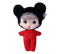 Genérico Pequeña Muñeca Renacida: Mini Muñeca Realista De PVC De Felpa, Lindo Juguete Relajante Portátil, Diseño Y Duradero, Suave Abrazable | Muñecas para Relajarse Y Divertirse A La Hora