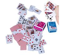 Generico Pequeñas cartas de juego | mini baraja de , baraja de juego - para noches de juegos, amigos, familia, camping, , viajes, adultos, mujeres, hombres