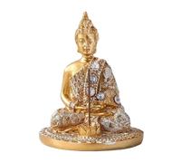 Genérico Pequeñas Estatuillas Buda, Pequeños Adornos Artesanales Quema-Incienso de Resina | Piezas Maestras Decorativas para Mesa de Meditación Yoga Estantería Chimenea Oficina Ventana Salón