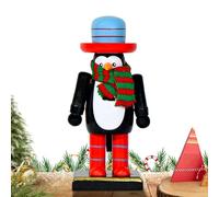 Generico Pequeñas figuras navideñas - Pequeños soldados de madera de escritorio para | Decoración para casa de apoyo para librería, estantería, salón, dormitorio,
