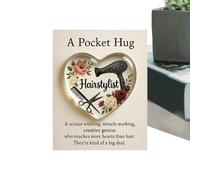 Generico Pequeño Bolsillo Abrazo | Decoración Del Hogar Acrílica 2D,Recuerdo Abrazo Inspiracional Apreciación,Para Hombres Mujeres Viaje Graduación Cumpleaños Navidad Fiesta Vacaciones Equipaje