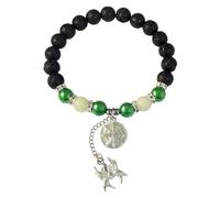 Genérico Pequeño De Joyería Natural, lindo, joyería de Navidad, regalos para mujeres y hombres Rodonita Pulsera Anillos, talla única, Plástico, No es una piedra preciosa
