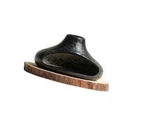 Genérico Pequeño Dispositivo aromático Tipo Chimenea de cerámica con Placa de Madera, excelente para Regalos y prácticas conscientes, Estufa de cerámica y leña
