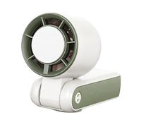Genérico Pequeño Ventilador Mano - 5 Velocidades Ajustable 3600mAh Recargable | Portátil Viajero | Turbina Plegable, Pantalla Digital, Operación Callada Para Hogar Apartamento Playa Vacaciones
