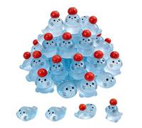 Genérico Pequeños Animales de Resina,Conjunto de Sesenta para Escritorio Que Brillan en la Oscuridad,Lindas Mini Figuras de Animales | para Escritorio, Mesa, el hogar, el Exterior, la casa de Campo