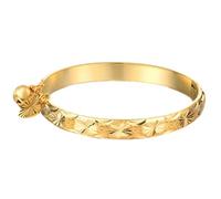 Genérico Pequeños Mensajes Perla Acero Mm Pulsera Niños Niñas Bebé Niños Joyería Anti Pulseras Cobre Chapado en Oro Pulsera Regalo Conectado Junco Frases Anillos, talla única, Cobre, No es una piedra