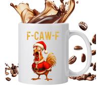 Generico Per il Caffè - Vaso para bromas de 350 ml | con escultura de gallo decorativo para escritorio | Para hombres, adultos, niños, mujeres, para el hogar, vino, leche, cerveza,