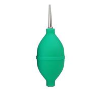 Generico Pera Soplador de polvo - Aireador ergonómico en estilo bombilla azul 15 x 5,1 x 5,1 + ligera de 60 g, bola flexible de silicona no tóxica - para objetivos, verde, riferimento alla