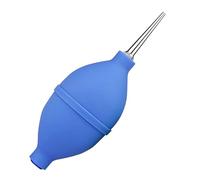 Generico Pera Soplador de polvo - Aireador ergonómico en estilo bombilla azul 15 x 5,1 x 5,1 + ligera de 60 g, bola flexible de silicona no tóxica - para objetivos, azul, riferimento alla