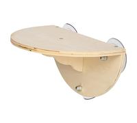 Genérico Perca Ventana Gato Madera - Hamaca Ahorro Espacio, Cama Estante Carga 20kg, Lugar Descanso Escalada Interior para Gatitos Cachorros Seguridad Accesorios Kit Montaje Vidrio Baño Sol Salón