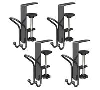 Generico Perchas de metal para calcetines de Navidad, soporte de 11,5 cm, juego de 4 ganchos ornamentales | Construcción de hierro resistente, expositor multiusos para vacaciones, montaje fácil