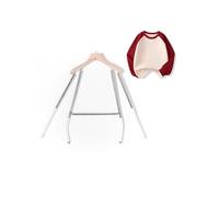 Genérico Perchero Ajustable for Ropa, Percha de Metal for maniquí Colgante, Soporte de exhibición de maniquí con Forma de Cuerpo Invisible, Soporte for Abrigos y Prendas