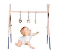 Genérico Perchero de Madera - Barra para Colgar Pino Natural 120x40x100 cm | Organizador de guardarropa para niños, muebles de almacenamiento para guardería, soporte para vestir a niños pequeños par