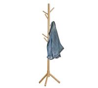Generico Perchero de madera - Perchero de suelo, árbol independiente con 8 ganchos | Perchero estable | Simples sombreros para entrada, pasillo, dormitorio
